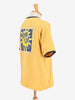Vintage Yellow Printed T-shirt