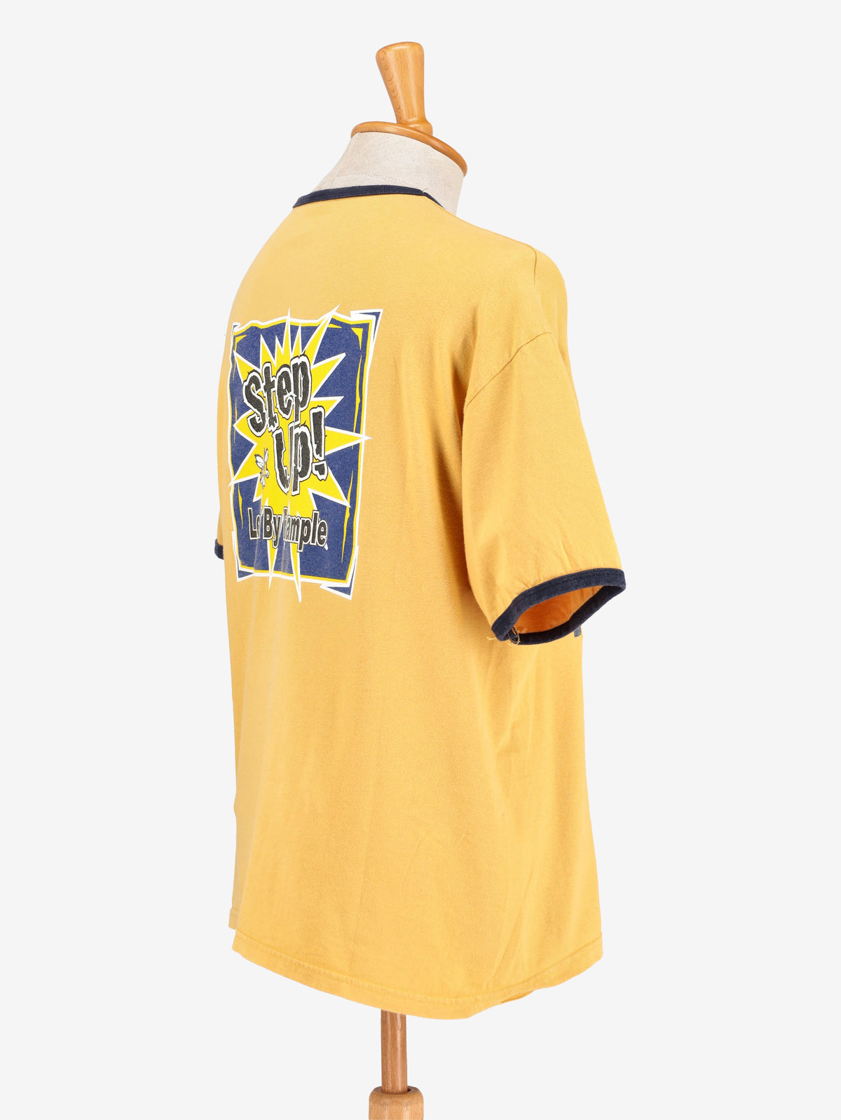 Vintage Yellow Printed T-shirt