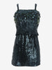 Vintage Sequined Blousy Dress - 60s