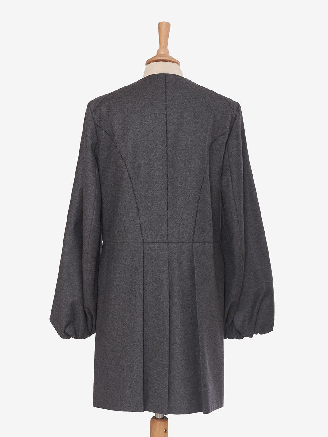 Cappotto Yves Saint Laurent grigio