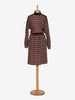 Valentino Striped Midi Dress