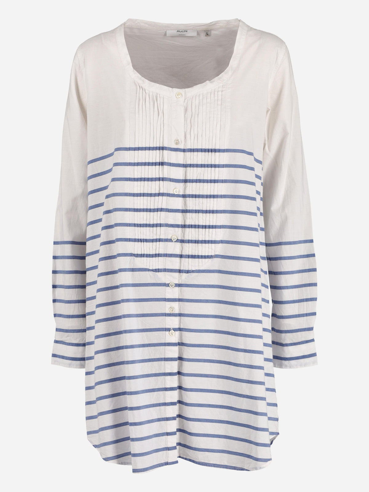 Vintage Striped Shirt Dress WCV241010144  Aglini 