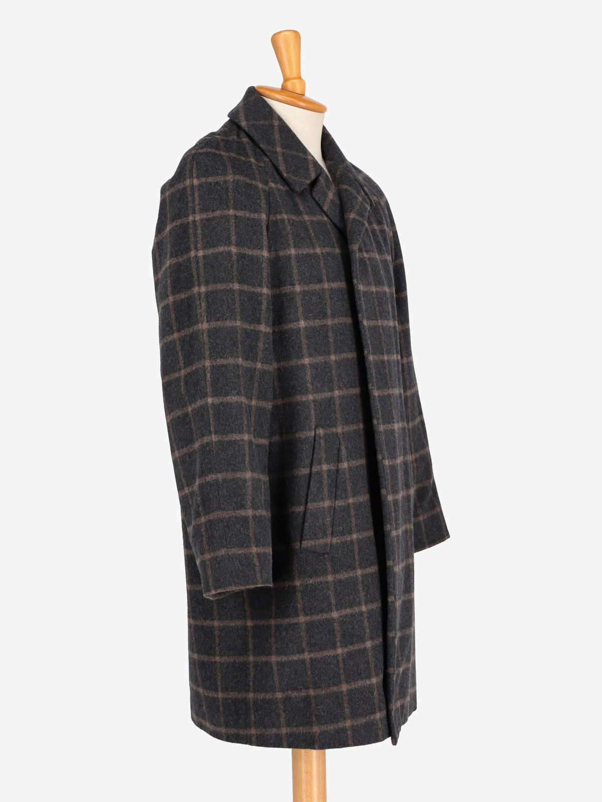 Vintage Checked Wool Coat WCV112511  Vintage 