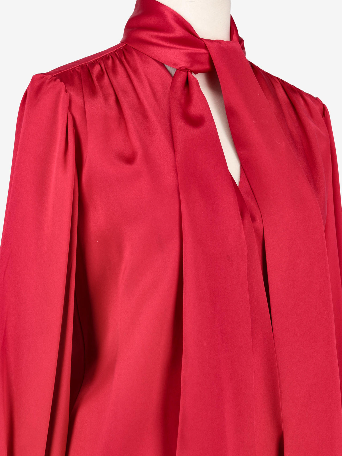 Yves Saint Laurent Red Blouse