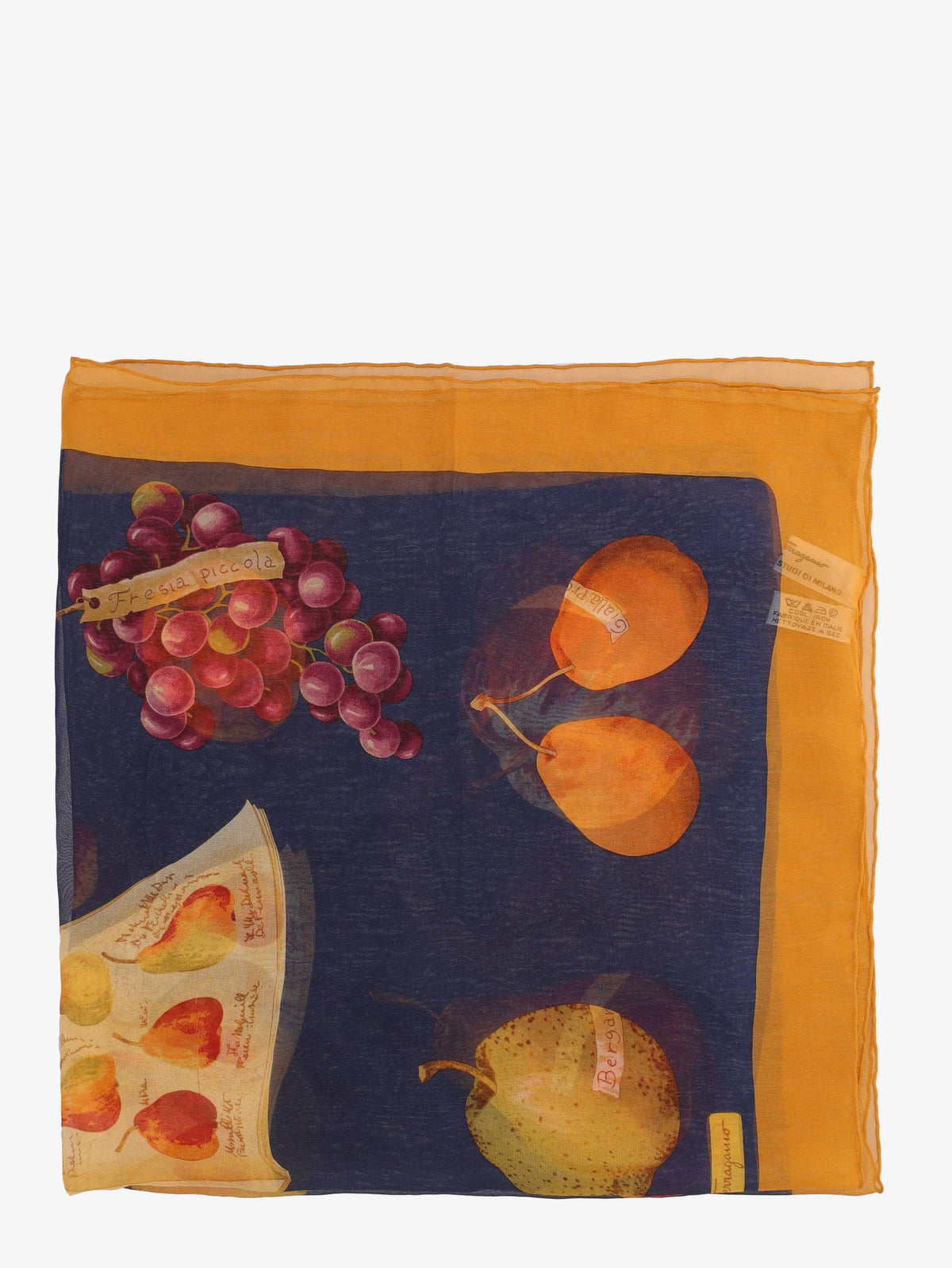 Ferragamo Fruits Print Foulard WCV300625.24  Ferragamo 