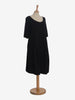 Abito midi oversize blu scuro di Jil Sander