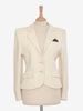 Juanita Sabbadini White Wool Suit