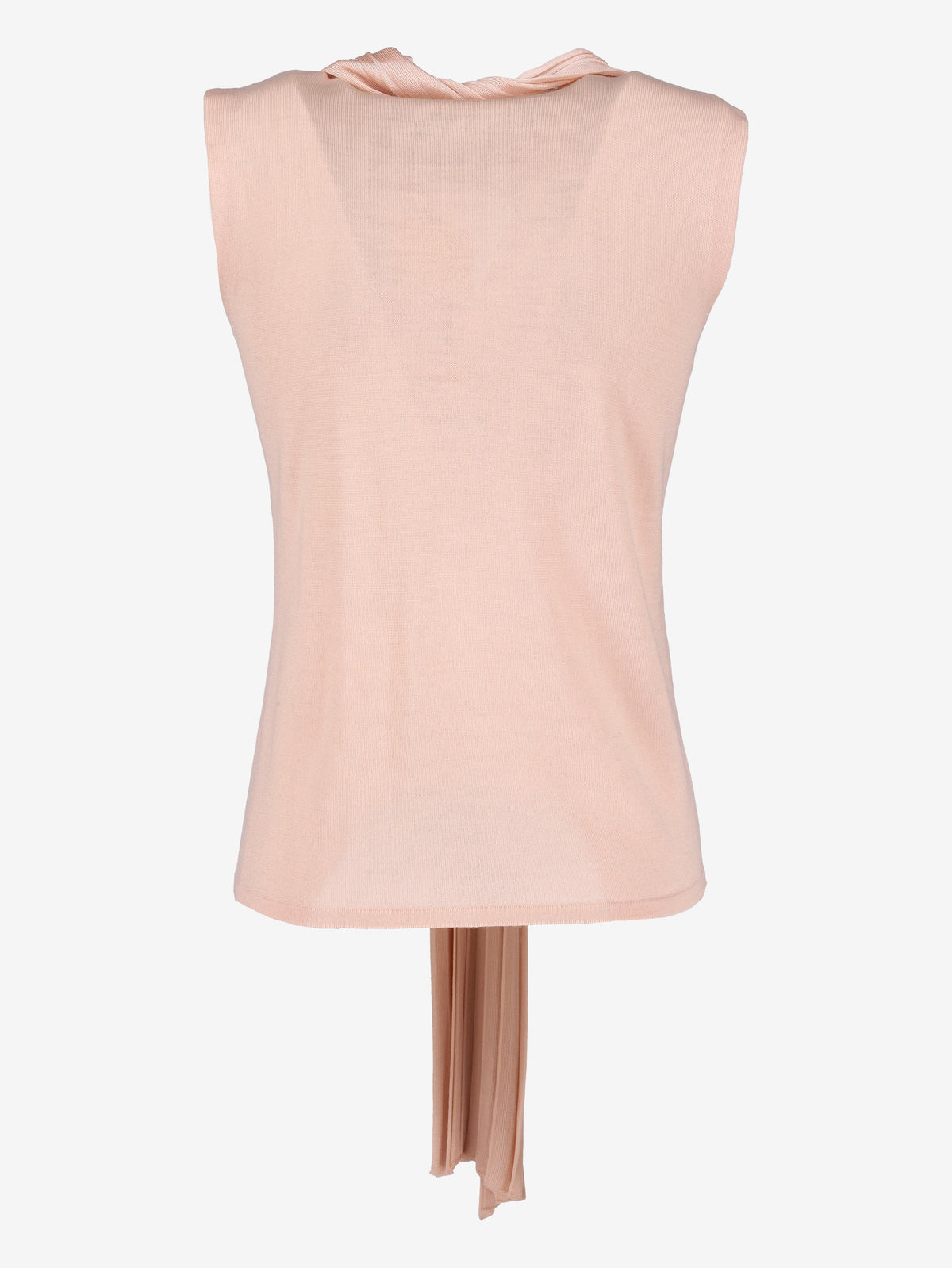 Salvatore Ferragamo Sleeveless Knitted Top with Scarf Detail W7426.12  Ferragamo 