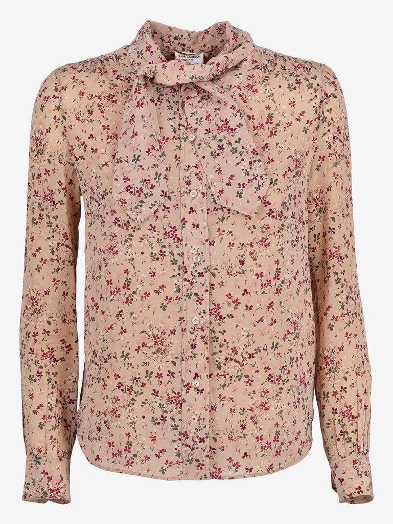 Saint Laurent Flowered Shirt W031025.8  Saint Laurent 