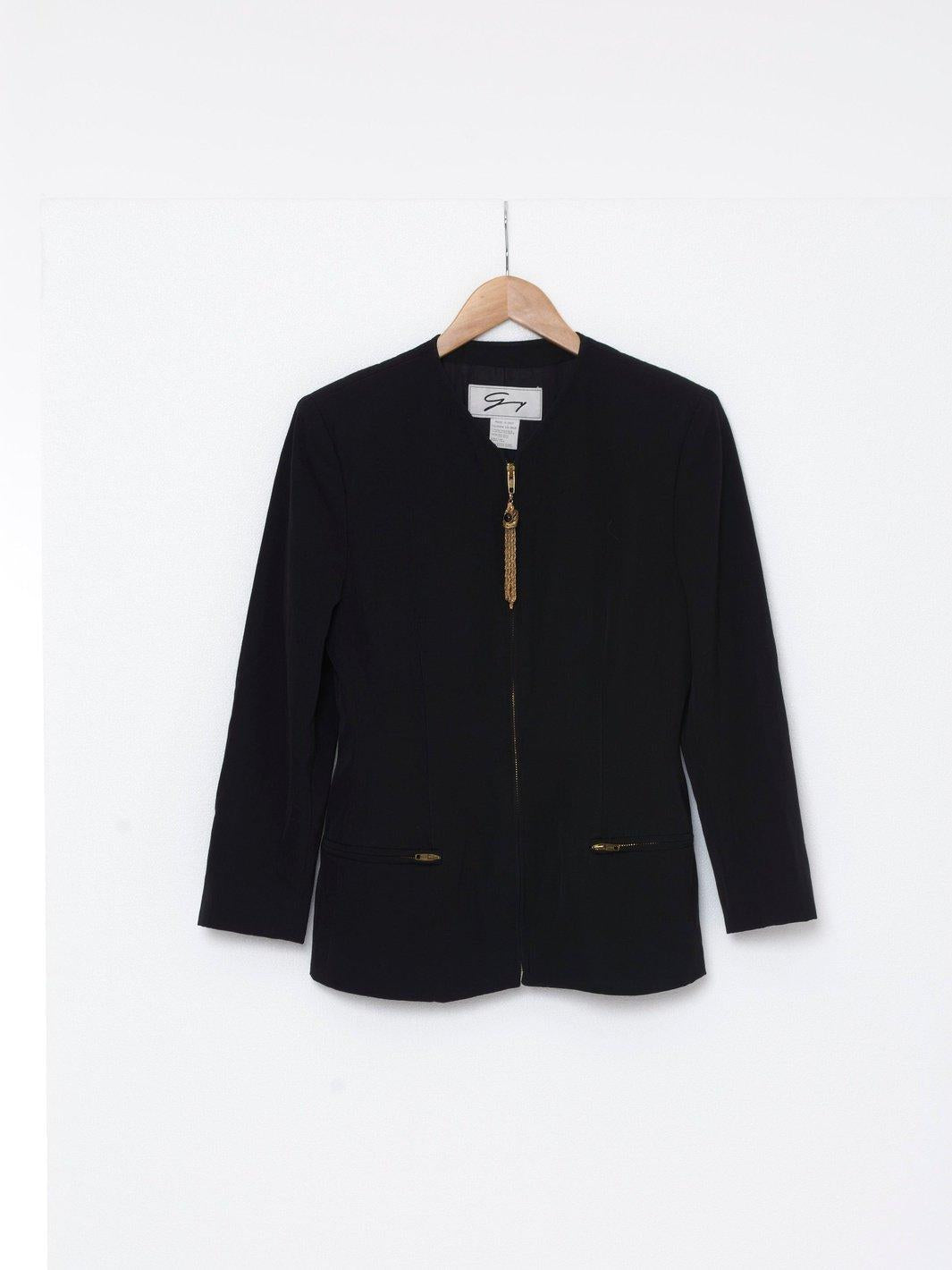 Black Genny jacket W22070613  Genny 