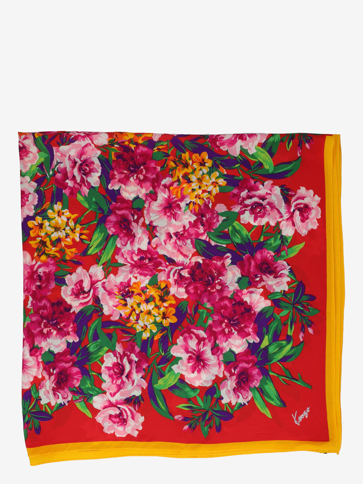 Kenzo Floral Silk Scarf W27526.69  Kenzo 