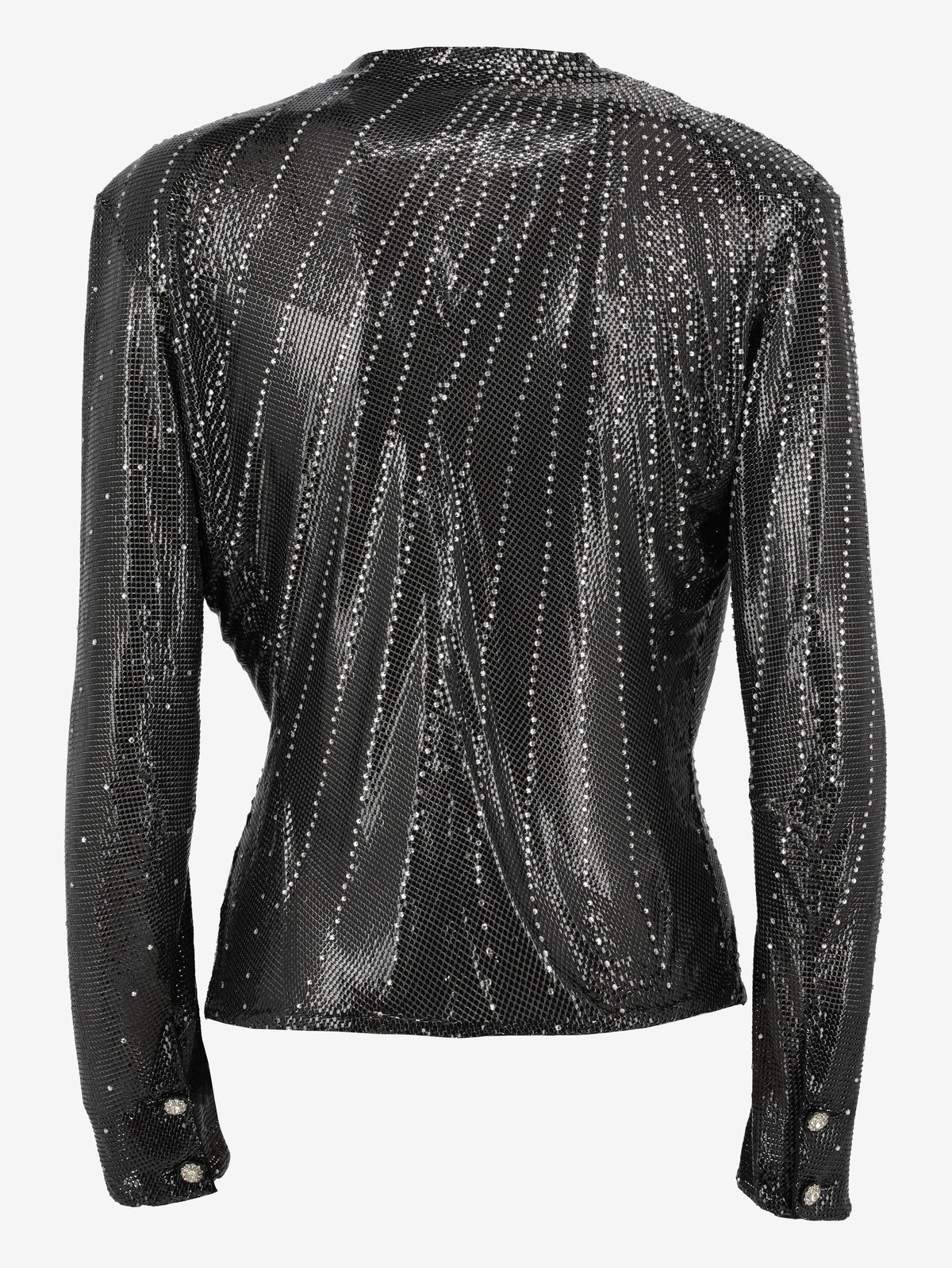 Gianni Versace Couture Metallic Knit Blouse W04032025_25  Gianni Versace 
