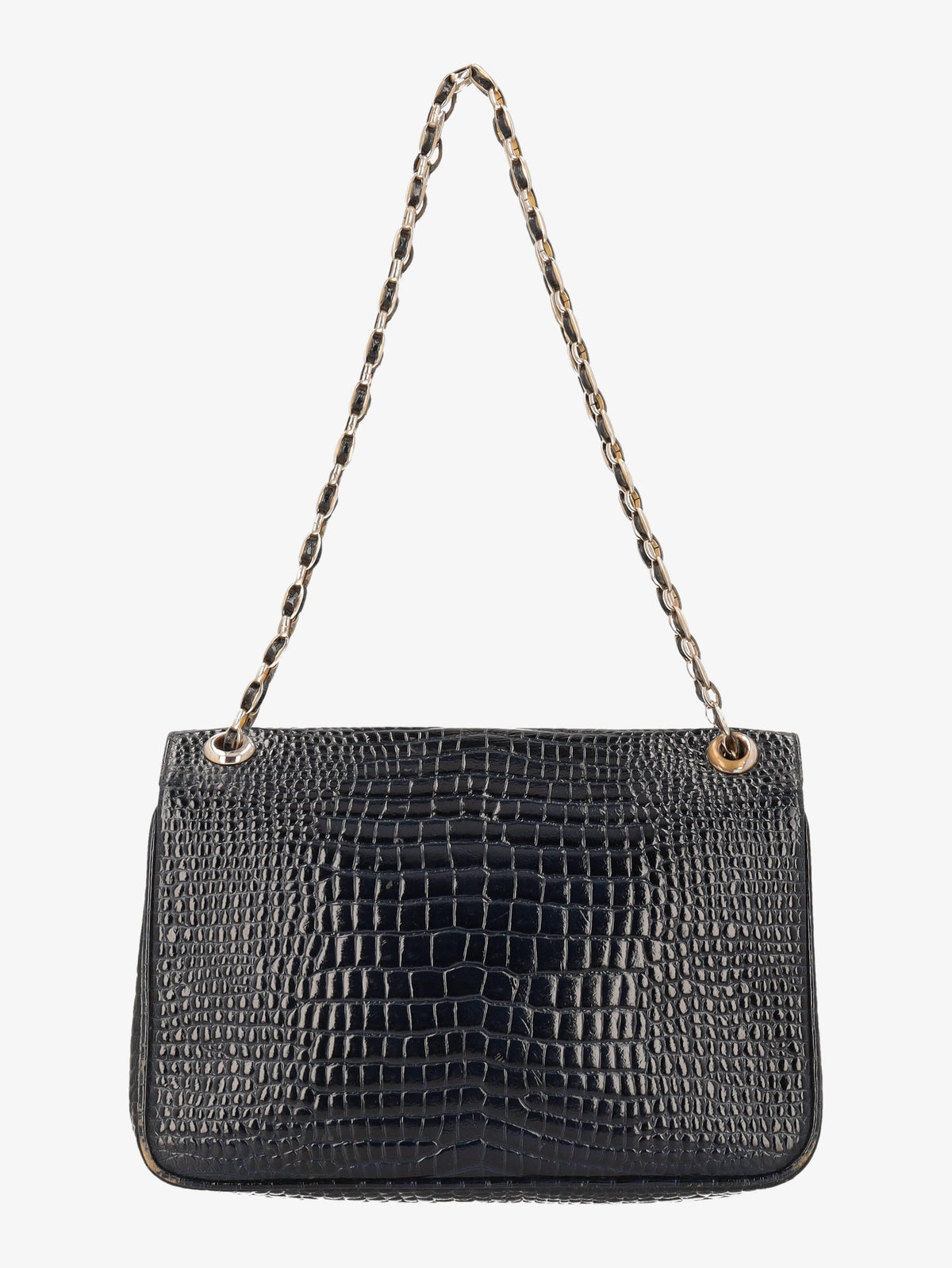Pirovano Blue Cocco Shoulder Bag