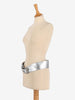 Vintage Silver Leather Belt