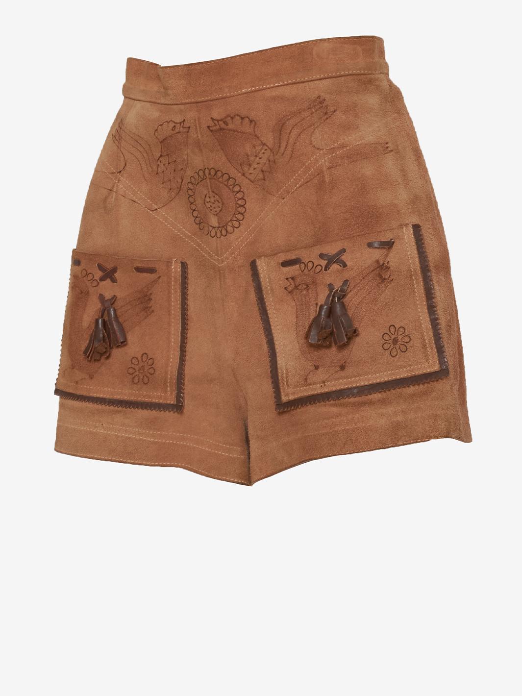 Vintage Suede Shorts  - '70s AR040  Vintage 