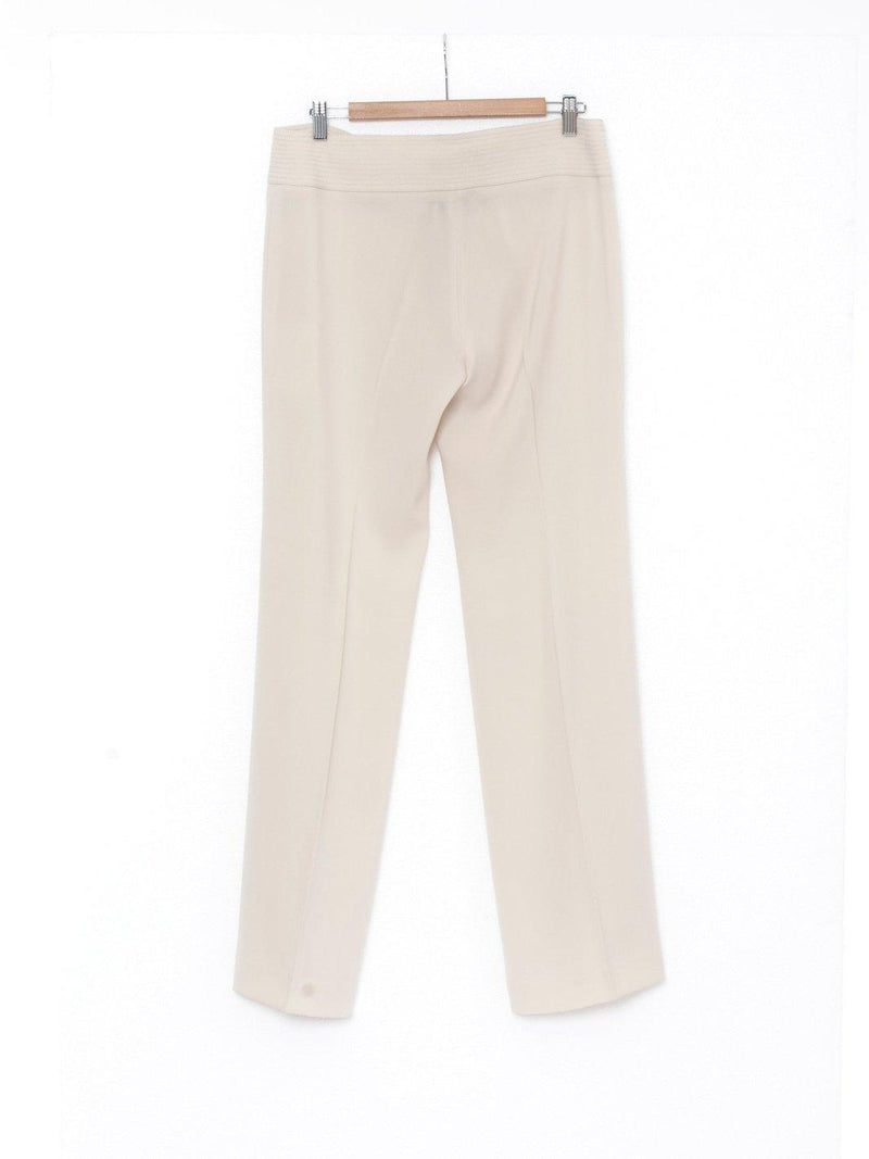 Y2K Ter et Bantine ivory-colored palazzo pants W22062107  Ter et Bantine 