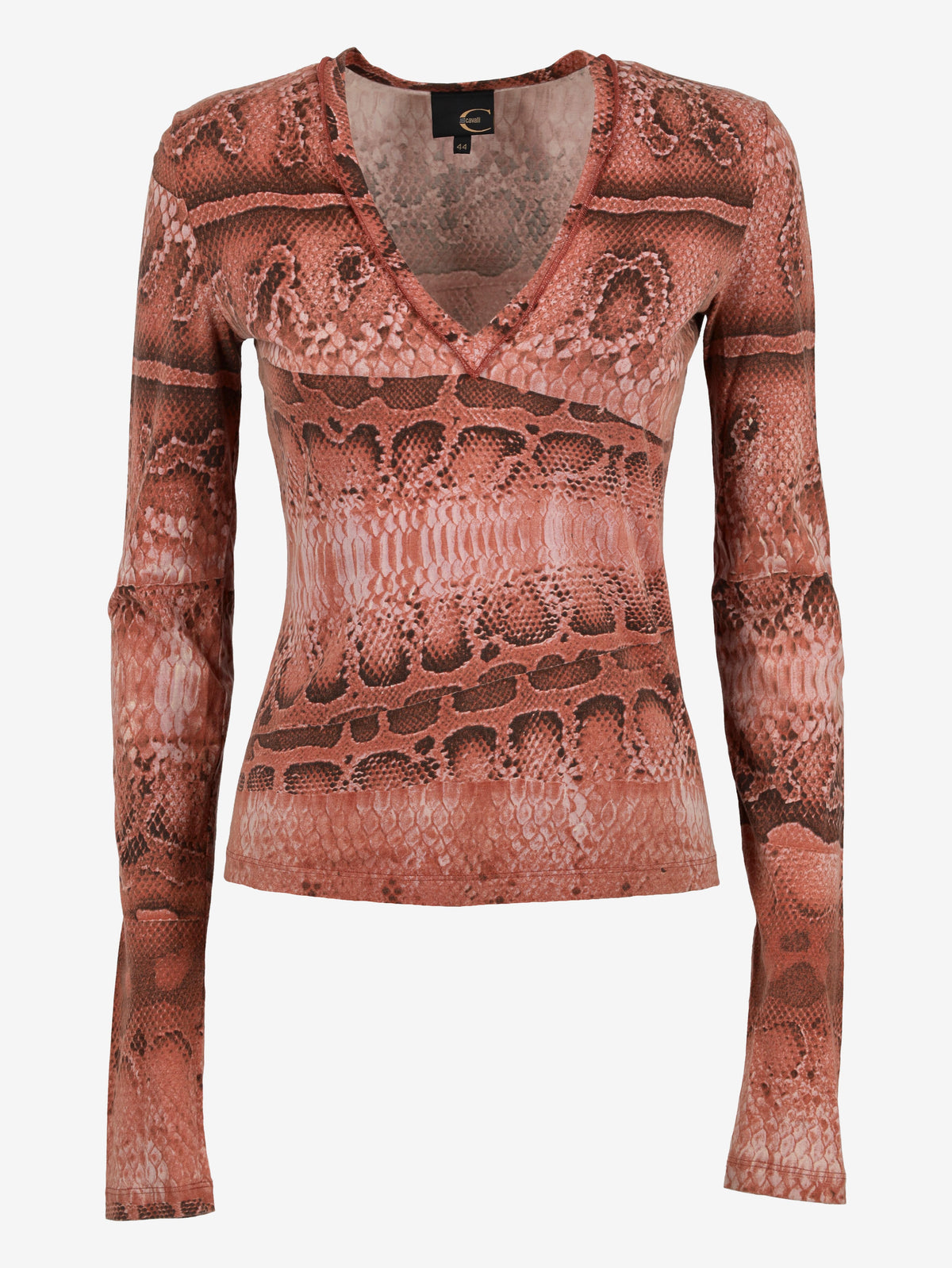 Just Cavalli Python Print Shirt W24121253.16  Just Cavalli 