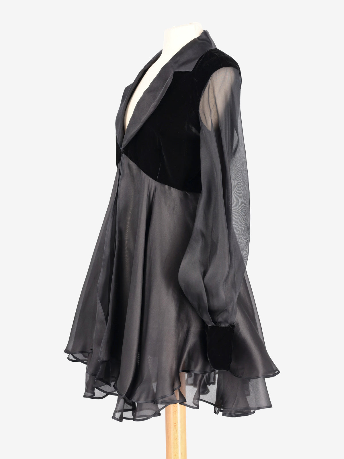 Mondrian Tulle and Velvet Shirt W2511.118.04  Mondrian 