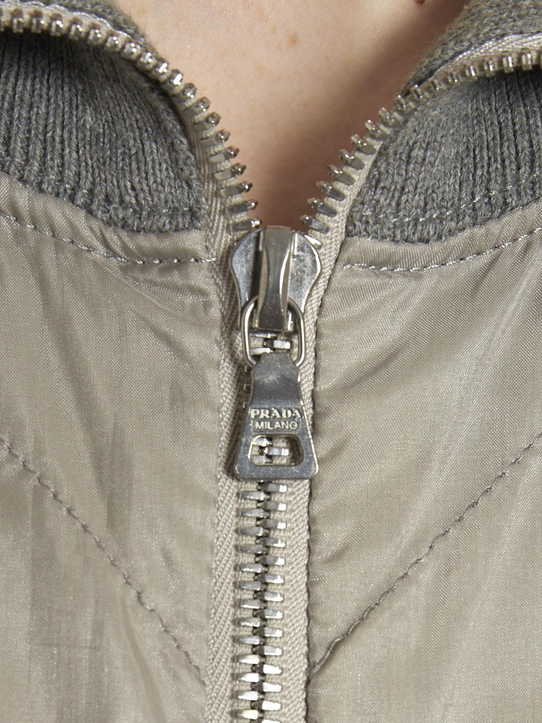 Felpa Y2K Prada in cotone e tessuto tecnico