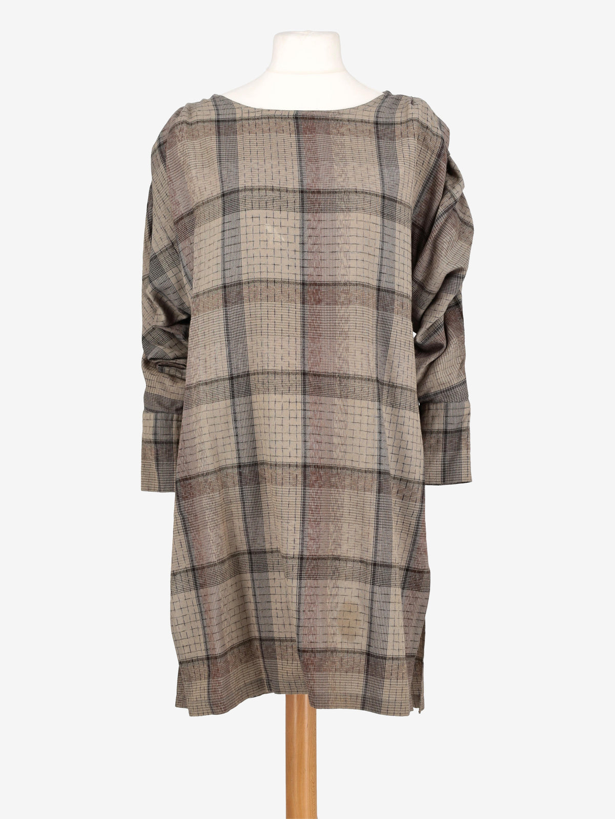Issey Miyake Checked Dress DM10043110  Issey Miyake 