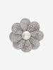 Miu Miu Crystal and Faux Pearl Flower Brooch W13426.87  Miu Miu 