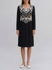 Valentino 1980s Dress in Black Silk Crepe AR012  Valentino 