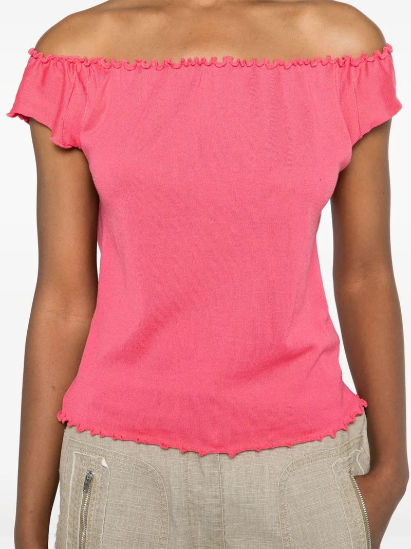 Vintage Gucci Lettuce-Edge Fine Wool Tank Top WCV241044  Gucci 