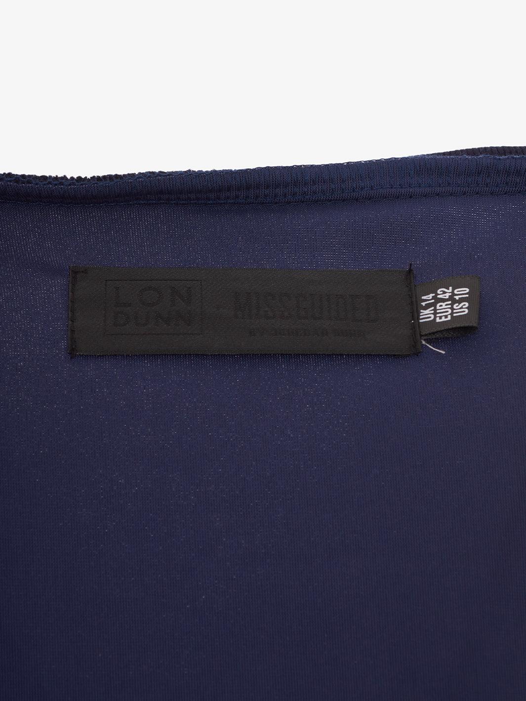 Missguided long-sleeved sweatshirt in blue chenille CVM22.81.26  Missguided 