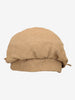 Linen Blend Soft Cap with Back Bow Detail W22041101  Vintage 