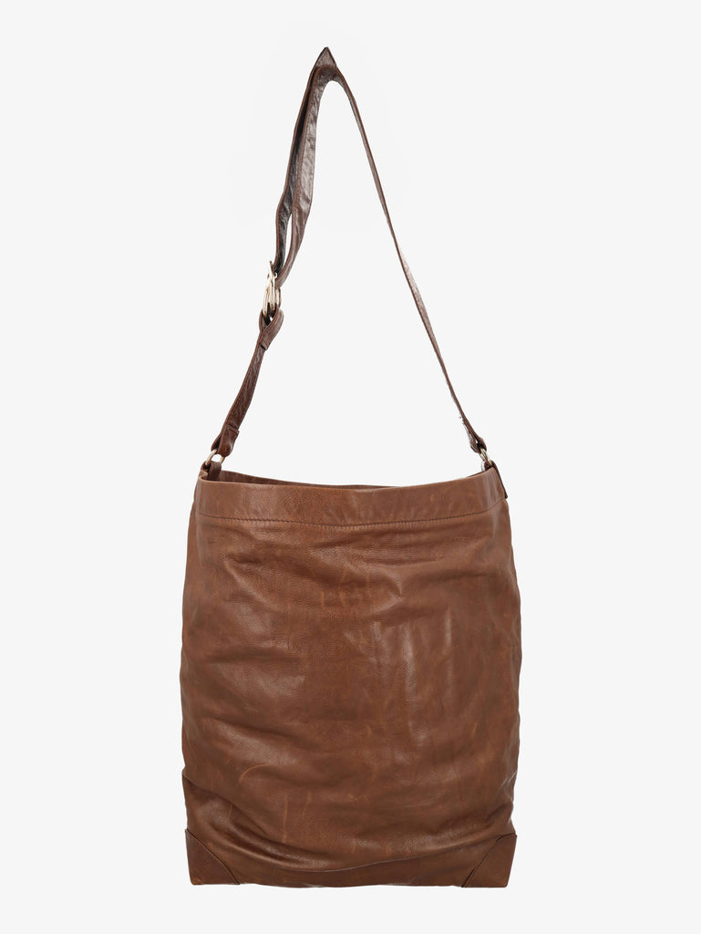 Marni Leather Sack Shoulder Bag