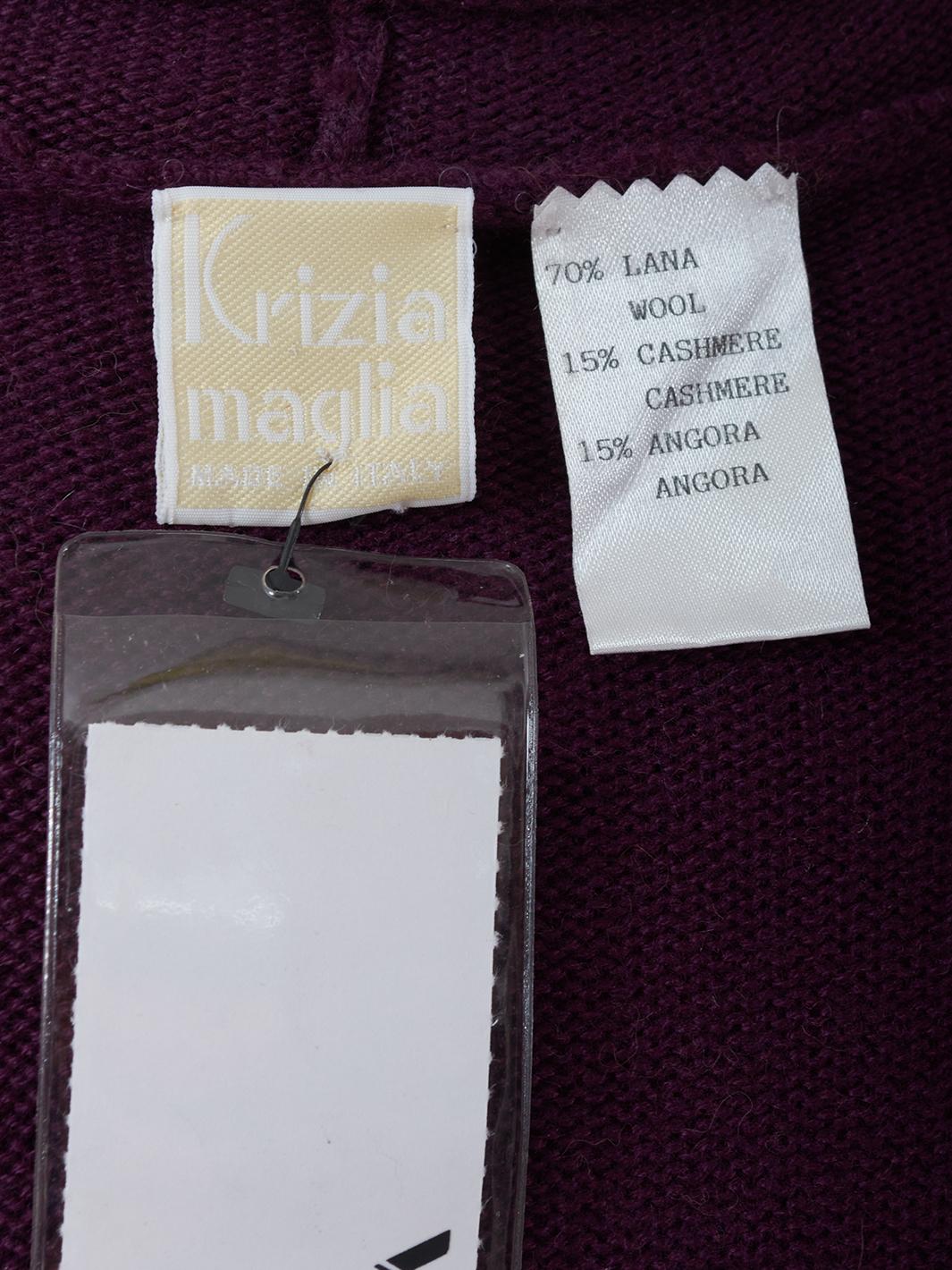 Krizia 羊毛中长连衣裙