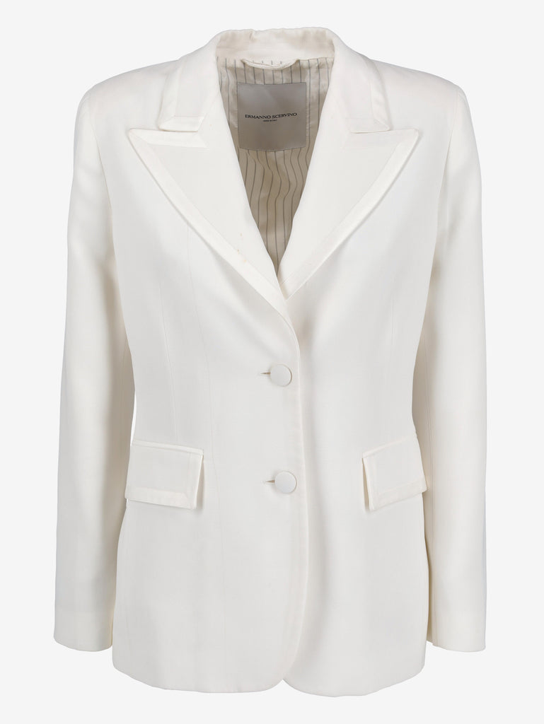 Ermanno Scervino White Blazer WCV30052025.13  Ermanno Scervino 