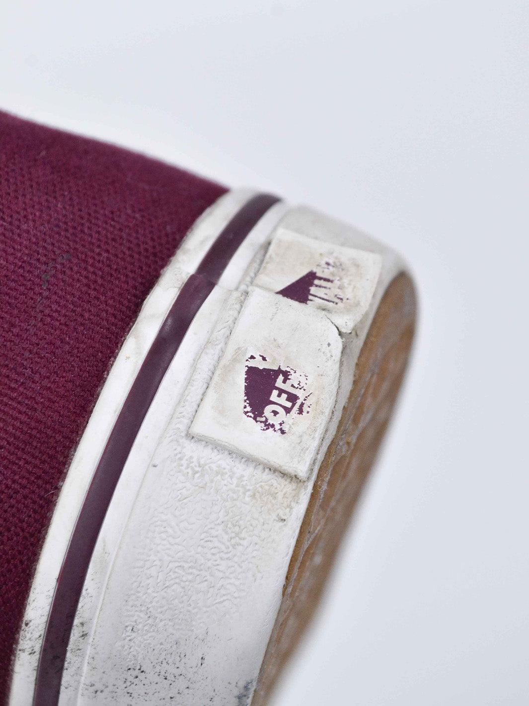 Y2K burgundy suede Vans sneakers W22050618  Vans 