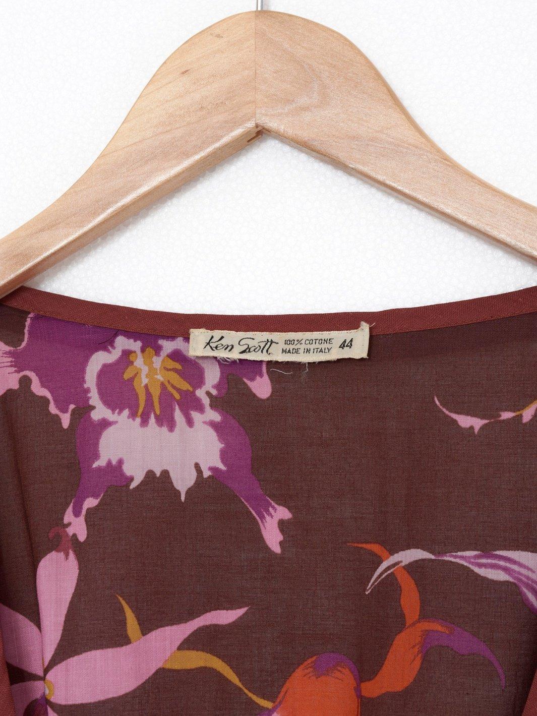 Ken Scott wrap dress, 1970 MZ18264 . Ken Scott 