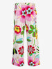 Pantaloni Gucci con motivo floreale - anni '90