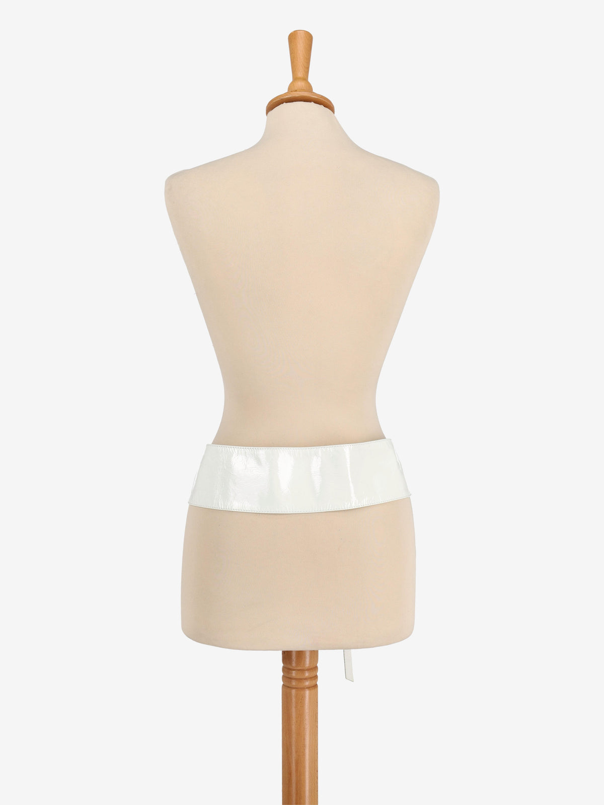 Vintage Patent Leather Maxi Belt<BR/>