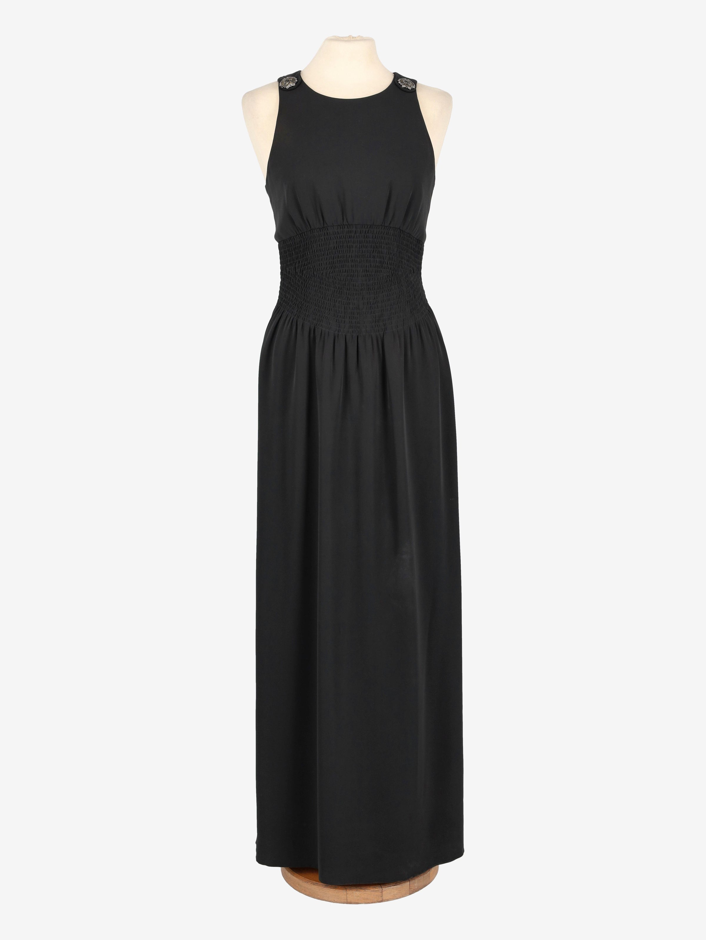 chanel black dress Long dress - Silk, black Fashion
