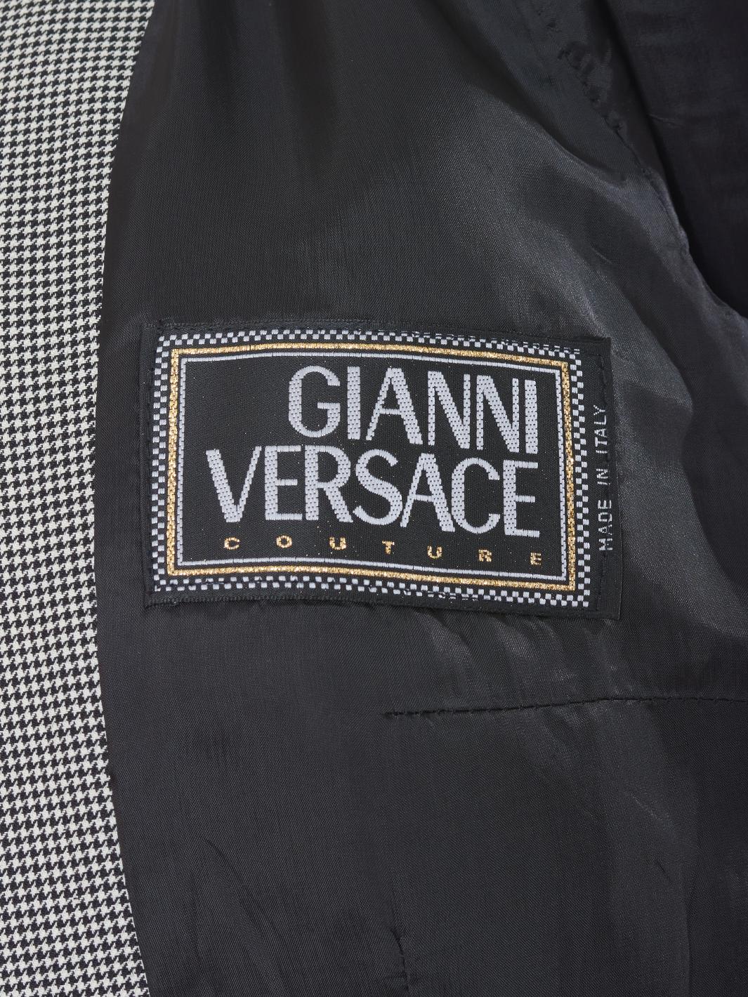 Gianni Versace Houndstooth Blazer BR12523.2  Gianni Versace 