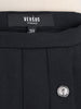 Versus Versace Long Wool Pleated Skirt with Logo Buttons W7426.46  Versus Versace 