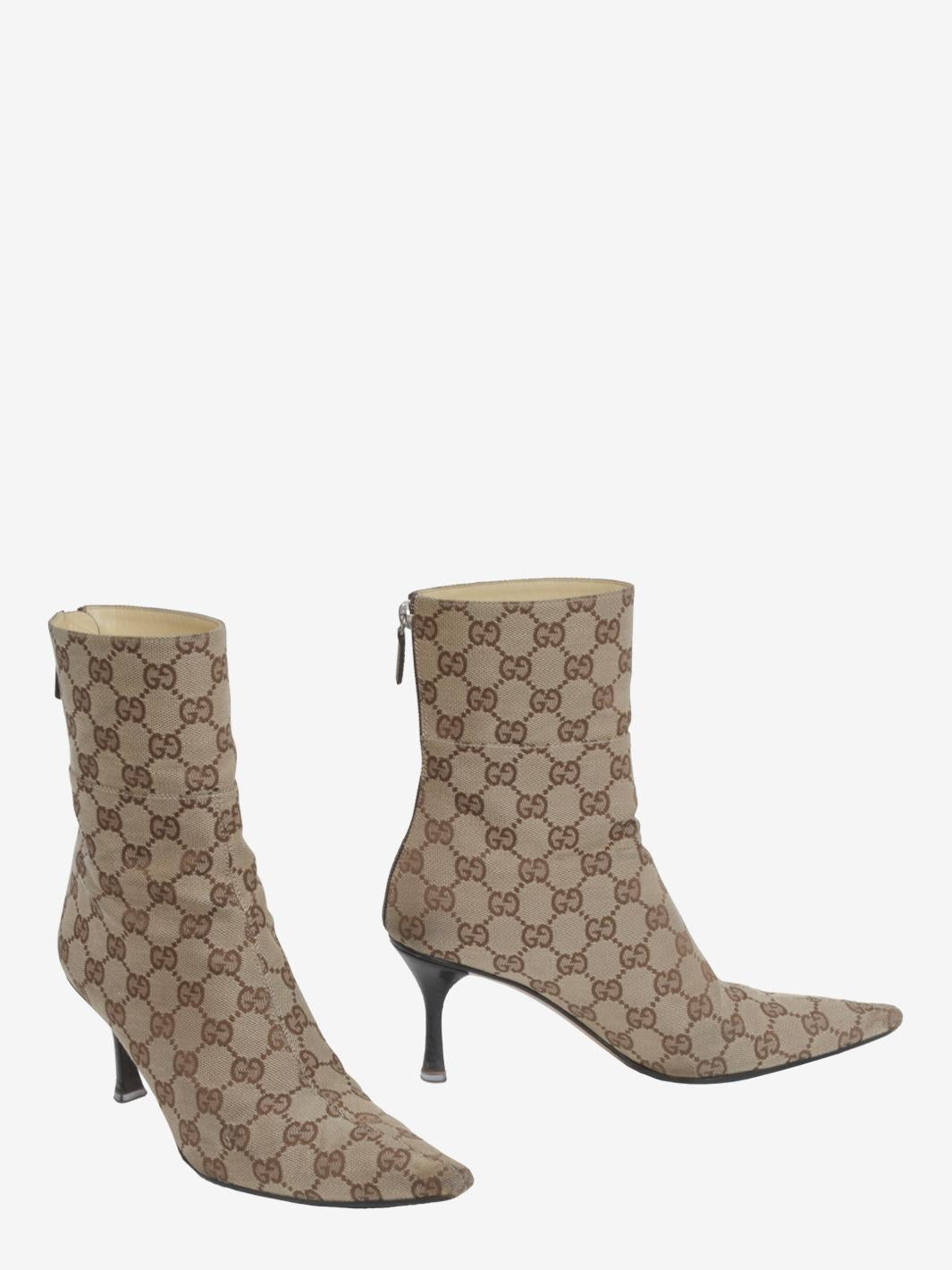 Gucci Monogram 靴子 - 90 年代