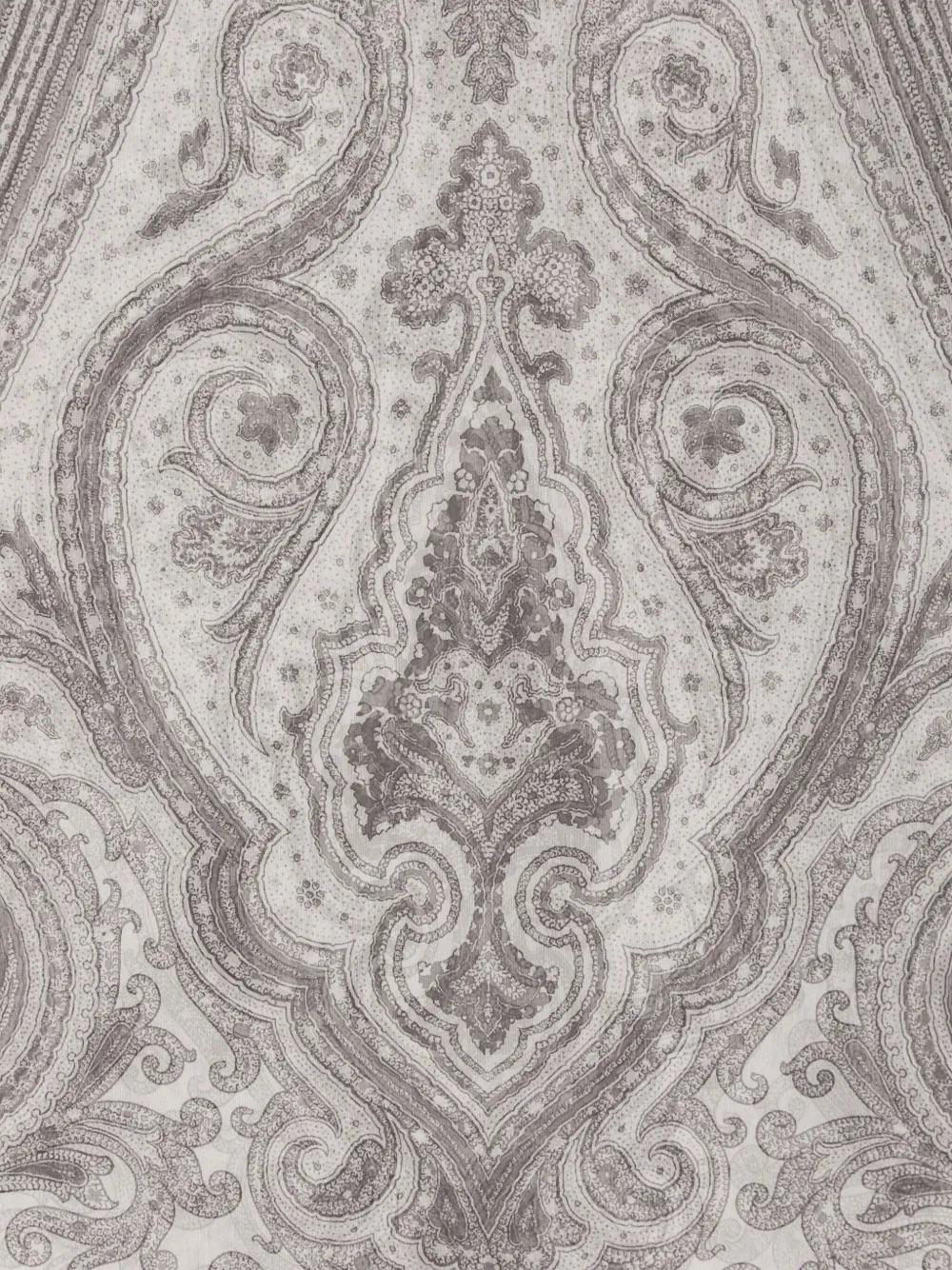 Gianfranco Ferré Baroque-Pattern Silk Scarf WCV241097  Gianfranco Ferré 