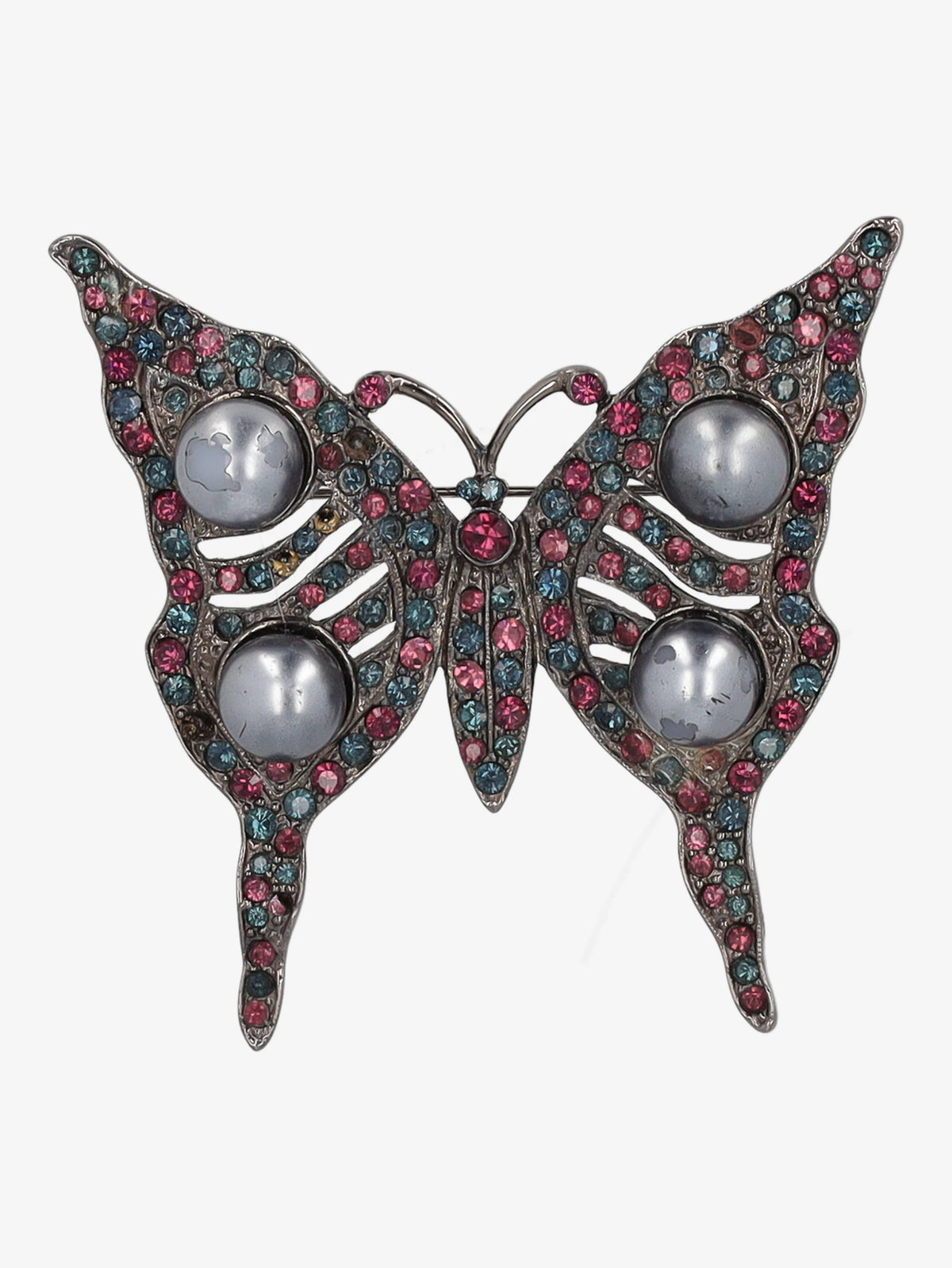Kenneth Jay Lane Butterfly Brooch CVR24.1.137  Kenneth Jay Lane 