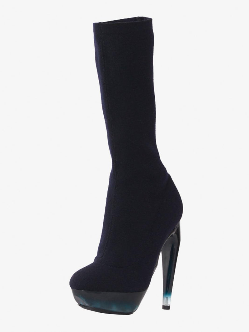 Jil Sander boot with black sock stretch fabric upper W300822.3  Jil Sander 
