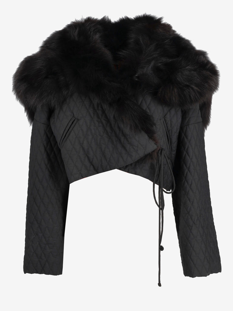 Mondrian Quilted Cropped Jacket W2511.115.01  Mondrian 