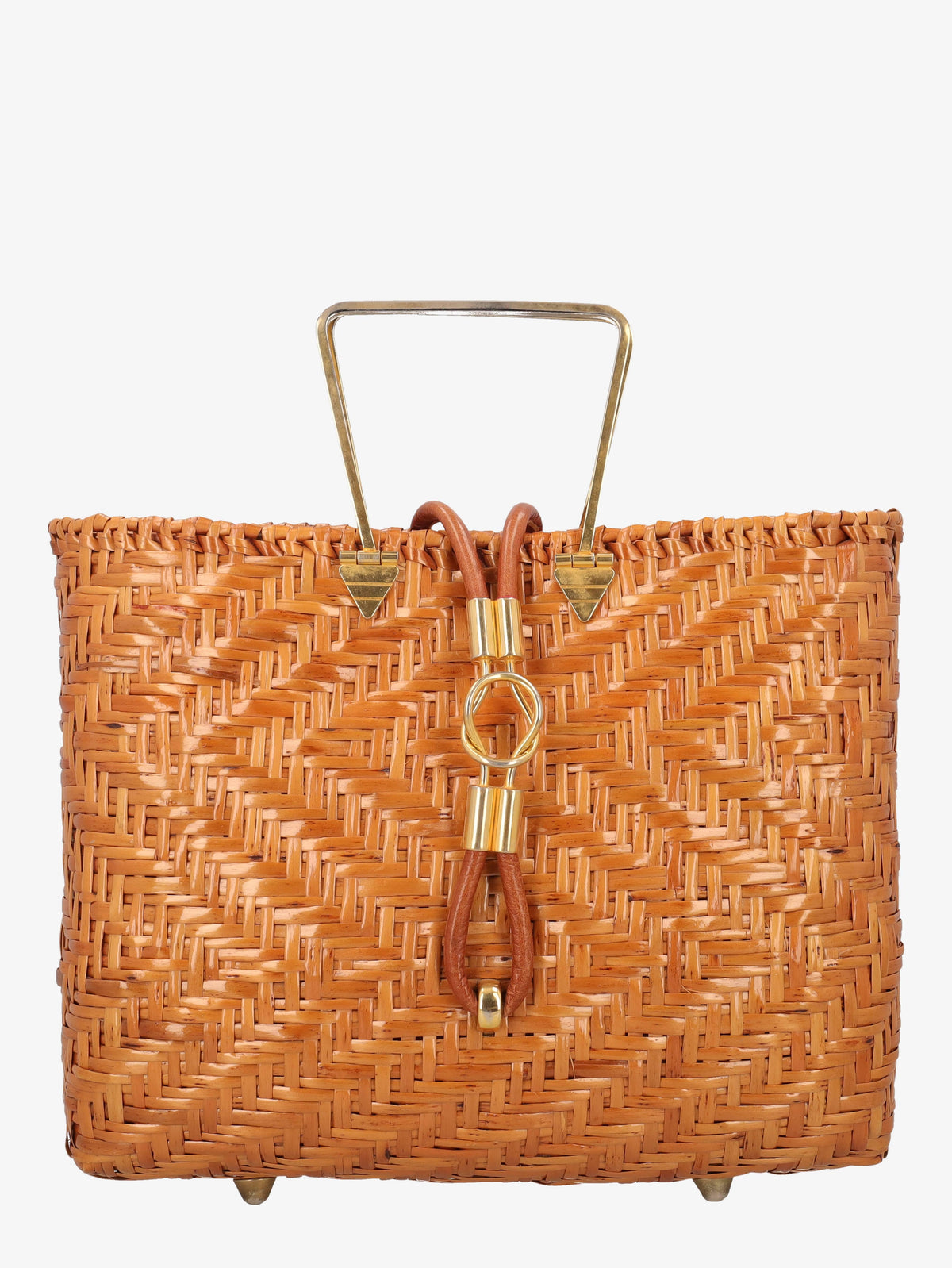 Borsa shopper vintage in vimini