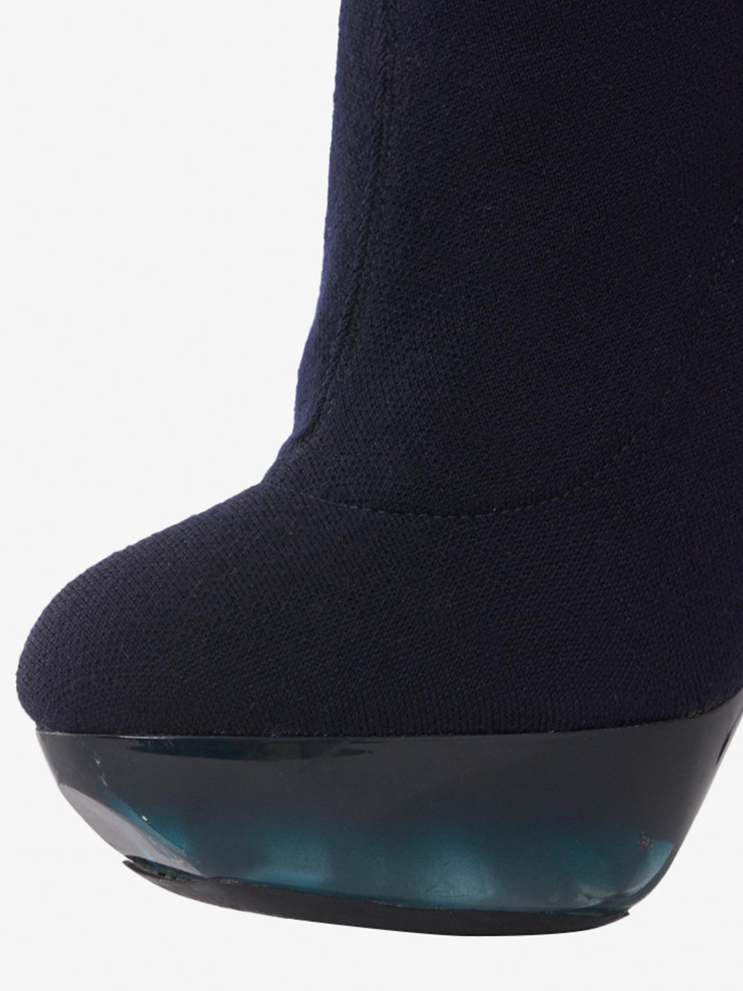 Jil Sander boot with black sock stretch fabric upper W300822.3  Jil Sander 