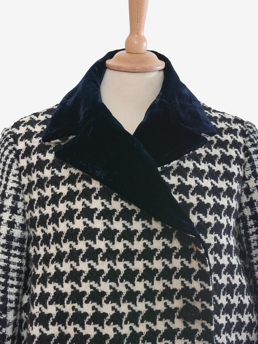 Christian Dior Houndstooth Coat