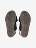 Marni Fussbett Sandal in Black Leather and Canvas MU260321.50  Marni 