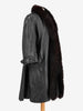 Vintage Leather Trench Coat W24121245  Vintage 