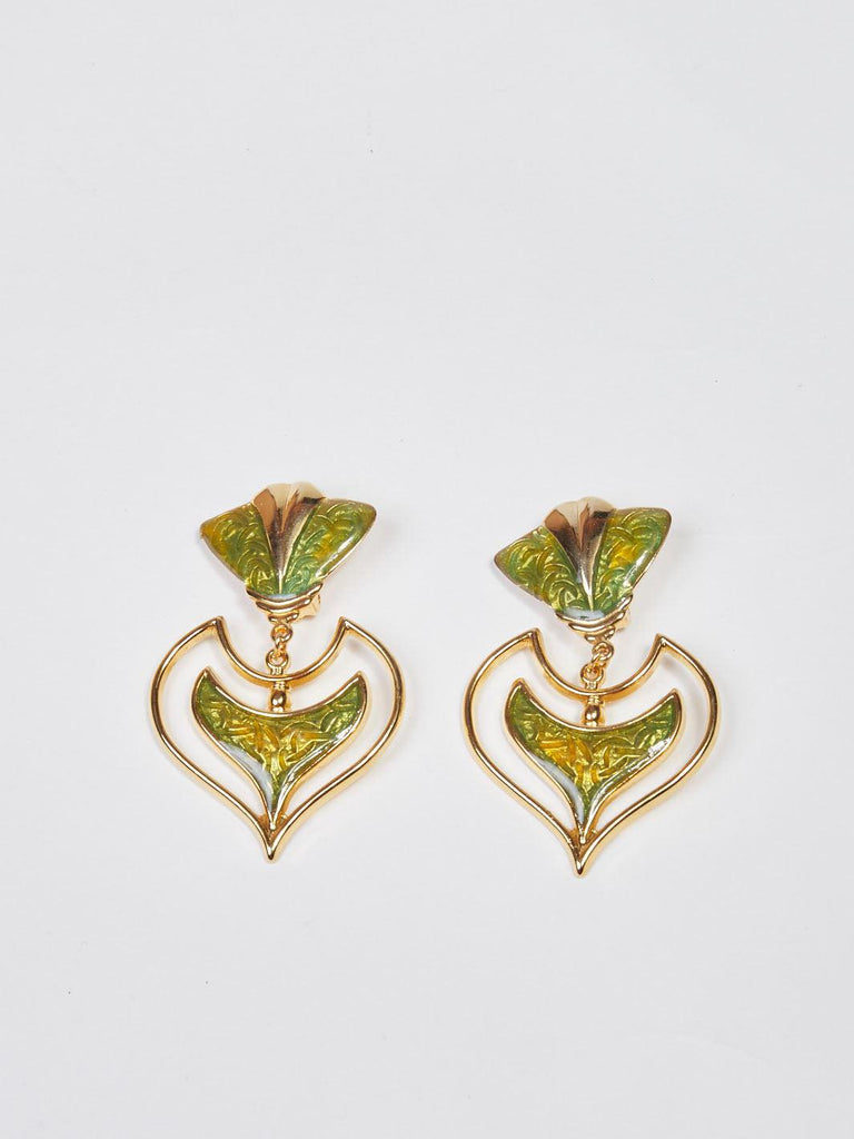 Nina Ricci fox face dangle earrings W22033015  Nina Ricci 